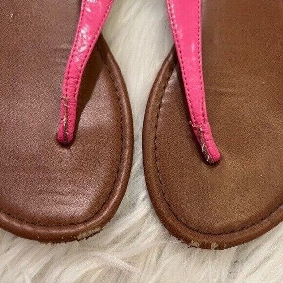 3 Pairs of Sandals Merona SO Braided White Tan Patent Pink - Picture 10 of 11